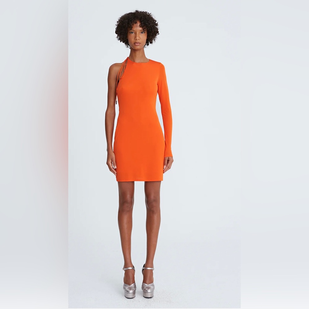 NWT Halston Kayleigh Jersey Open Back Mini Dress - Size 8